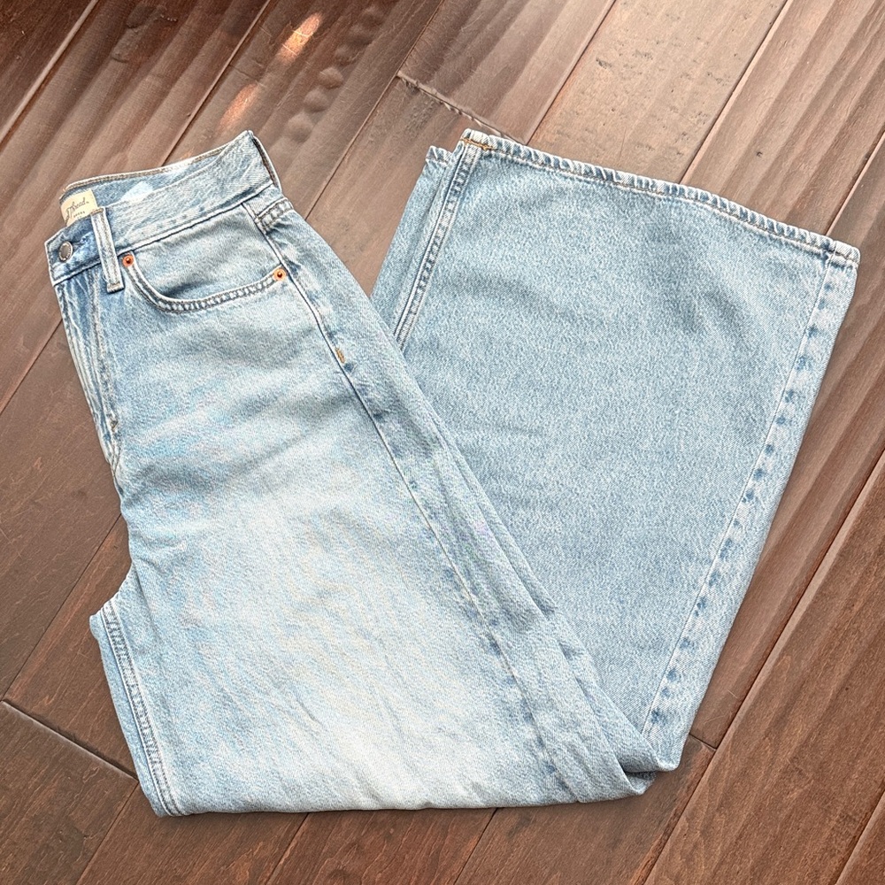 Universal Thread High Rise Palazzo Jeans - Light Blue 4